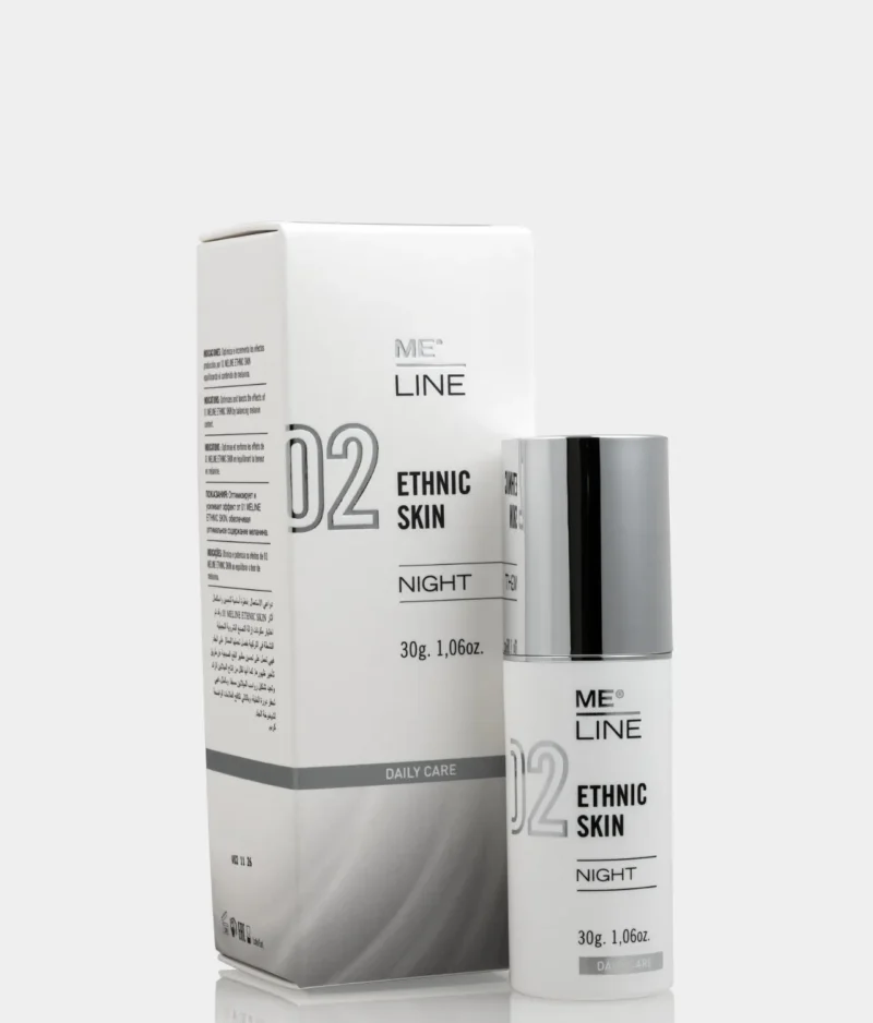 Meline 02 Ethnic Skin Night - Crema depigmentante notte - 30g Meline 02 Ethnic Skin Night - Crema depigmentante notte - 30g